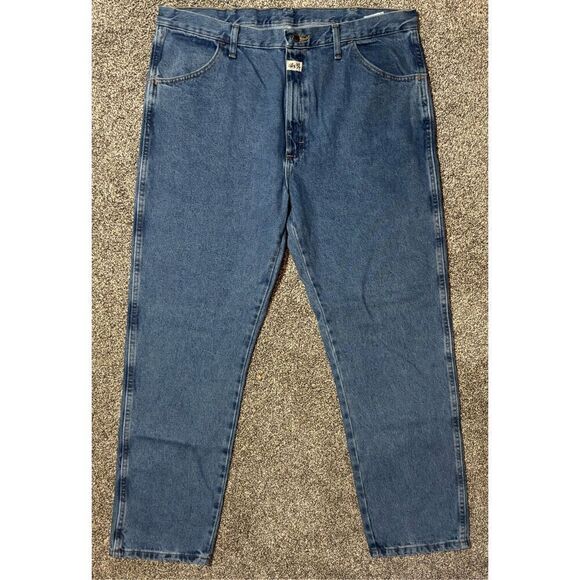 Men’s 40X32 Wrangler Rustler Regular Fit Straight Leg Denim Jeans NWT - Picture 1 of 9